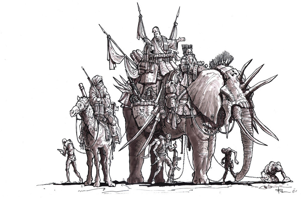 Artwork - elephant Entourage
